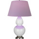 Robert Abbey - 1670L - One Light Table Lamp - Double Gourd - Lily Glazed Ceramic w/Antique Silver