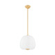 Hudson Valley - 3015-AGB - LED Pendant - Scranton - Aged Brass