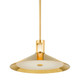 Hudson Valley - 3020-AGB - LED Pendant - Clermont - Aged Brass