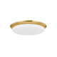 Hudson Valley - 3118-AGB - LED Flush Mount - North Castle - Aged Brass