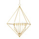 Hudson Valley - 3140-GL - Six Light Lantern - Haines - Gold Leaf
