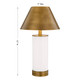 Molly LED Table Lamp (11-CD04RC-BDB)