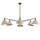 Arteriors - DLC36 - Six Light Chandelier - Inlet - Ivory