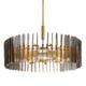 Arteriors - DMC32 - 12 Light Chandelier - Klaus - Smoke