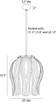 Judith One Light Pendant (DSI11)