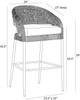 Juri Outdoor Bar Stool (FSS10)
