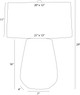 Deagan One Light Table Lamp (PTC62-943)