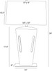 Iceland One Light Table Lamp (PTS20-517)