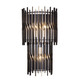 Varaluz - 393W03MBFG - Three Light Wall Sconce - Park Row - Matte Black/French Gold