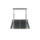 Varaluz - 536N03ZNCBRZ - Three Light Linear Pendant - Brasserie - Blackened Zinc/Heritage Bronze