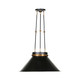 Varaluz - 540P01ABLKBRZ - One Light Pendant - Mood Swings - Heritage Black/Heritage Bronze