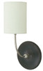 House of Troy - GS775-SNBM - One Light Wall Sconce - Scatchard - Black Matte and Satin Nickel