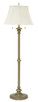 House of Troy - N601-AB - Two Light Floor Lamp - Newport - Antique Brass