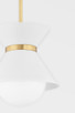 Scout One Light Pendant (F8615-SWH/PBR)
