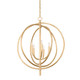 Troy Lighting - F8830-VGL - Five Light Pendant - Fillea - Vintage Gold Leaf