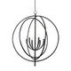 Troy Lighting - F8840-BI - Six Light Chandelier - Fillea - Black Iron