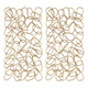 Uttermost - 04124 - Wall Art - In The Loop - Gold Silver Leaf
