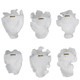 Self-Portrait Wall Decor, Set/6 (04358)