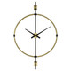 Uttermost - 06106 - Wall Clock - Time Flies - Brushed Brass With Satin Black
