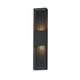 ET2 - E30395-BK - LED Outdoor Wall Sconce - Grate - Black