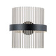 ET2 - E34251-BKSN - LED Wall Sconce - Chimes WiZ - Black / Satin Nickel