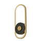 ET2 - E42104-BKGLD - LED Outdoor Wall Sconce - Gravity - Black / Gold