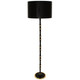 Robert Abbey - OS73X - One Light Floor Lamp - Kane - Obsidian w/Modern Brass