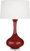 Robert Abbey - OX996 - One Light Table Lamp - Pike - Oxblood Glazed Ceramic w/Lucite