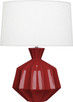 Robert Abbey - OX999 - One Light Table Lamp - Orion - Oxblood Glazed Ceramic