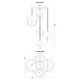 Mavisten Edition Copernica Five Light Pendant (P589WHT)