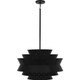 Robert Abbey - PB983 - Three Light Pendant - Pierce - Piano Black Gloss