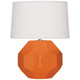 Robert Abbey - PM01 - One Light Table Lamp - Franklin - Pumpkin Glazed Ceramic