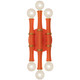 Robert Abbey - PM75 - Six Light Wall Sconce - Kane - Pumpkin w/Modern Brass