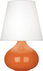 Robert Abbey - PM93 - One Light Accent Lamp - Small June - Pumpkin Glazed Ceramic
