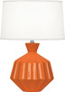 Robert Abbey - PM989 - One Light Accent Lamp - Small Orion - Pumpkin Glazed Ceramic