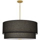 Robert Abbey - RB139 - Three Light Pendant - Decker - Modern Brass