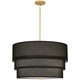 Robert Abbey - RB141 - Three Light Pendant - Decker - Modern Brass