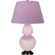 Robert Abbey - RW21L - One Light Table Lamp - Double Gourd - Rose Water Glazed Ceramic w/Deep Patina Bronze