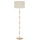 Robert Abbey - RW73 - One Light Floor Lamp - Kane - Rose Water w/Modern Brass