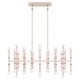 Robert Abbey - RW77 - 42 Light Chandelier - Kane - Rose Water w/Modern Brass