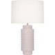 Robert Abbey - RW800 - One Light Table Lamp - Dolly - Rose Water Glazed Textured Ceramic