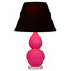 Robert Abbey - RZ13K - One Light Accent Lamp - Small Double Gourd - Razzle Rose Glazed Ceramic w/Lucite