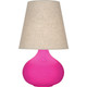 Robert Abbey - RZ91 - One Light Accent Lamp - Small June - Razzle Rose Glazed Ceramic