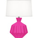 Robert Abbey - RZ989 - One Light Accent Lamp - Small Orion - Razzle Rose Glazed Ceramic