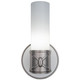 Robert Abbey - S1978 - One Light Wall Sconce - Chase - Polished Nickel w/Polished Cased White