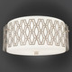 Robert Abbey - S203 - Three Light Flushmount - Marcel - Polished Nickel w/Frosted Cased White
