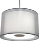 Robert Abbey - S2193 - Three Light Pendant - Saturnia - Stainless Steel