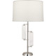 Robert Abbey - S455 - One Light Table Lamp - Alston - Polished Nickel w/ Marble