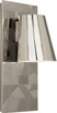 Robert Abbey - S622 - One Light Wall Sconce - Michael Berman Brut - Polished Nickel