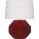 Robert Abbey - SA02 - One Light Accent Lamp - Small Franklin - Sangria Glazed Ceramic